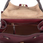 Handtasche Elettra Mini 6348-18AIRMN-RE Merlot, Farbe: rot/weinrot, Marke: Gianni Chiarini, Abmessungen in cm: 21x19x10, Bild 5 von 8