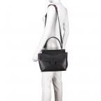 Handtasche Elettra 3 Medium 6349-18AIRMN-RE Nero, Farbe: schwarz, Marke: Gianni Chiarini, Abmessungen in cm: 29x25x14, Bild 3 von 8