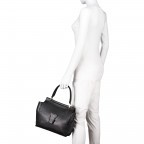 Handtasche Elettra 3 Medium 6349-18AIRMN-RE Nero, Farbe: schwarz, Marke: Gianni Chiarini, Abmessungen in cm: 29x25x14, Bild 8 von 8