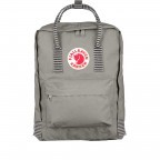 Rucksack Kånken Fog Striped, Farbe: grau, Marke: Fjällräven, EAN: 7323450405595, Abmessungen in cm: 27x38x13, Bild 1 von 16