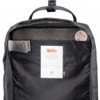 Rucksack Kånken Fog Striped, Farbe: grau, Marke: Fjällräven, EAN: 7323450405595, Abmessungen in cm: 27x38x13, Bild 8 von 16