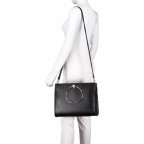 Handtasche Aladdin Nero, Farbe: schwarz, Marke: Valentino Bags, EAN: 8052790576656, Abmessungen in cm: 33x26x14, Bild 3 von 6