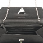 Umhängetasche Flash Suede Nero, Farbe: schwarz, Marke: Valentino Bags, EAN: 8052790579619, Abmessungen in cm: 25x14x3, Bild 4 von 5