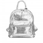 Rucksack Athena Silber Metallic, Farbe: metallic, Marke: Hausfelder Manufaktur, Abmessungen in cm: 22.5x23x12, Bild 1 von 6