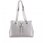 Shopper Marilyn Argento, Farbe: metallic, Marke: Valentino Bags, EAN: 8052790581155, Abmessungen in cm: 30x23x10, Bild 1 von 5