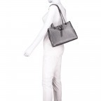 Shopper Marilyn Argento, Farbe: metallic, Marke: Valentino Bags, EAN: 8052790581155, Abmessungen in cm: 30x23x10, Bild 3 von 5