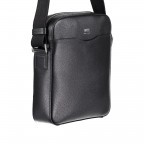 Umhängetasche Signature Crossbag Zip Black, Farbe: schwarz, Marke: Boss, EAN: 4021409226439, Abmessungen in cm: 22.5x27x6.5, Bild 2 von 7