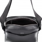 Umhängetasche Signature Crossbag Zip Black, Farbe: schwarz, Marke: Boss, EAN: 4021409226439, Abmessungen in cm: 22.5x27x6.5, Bild 5 von 7