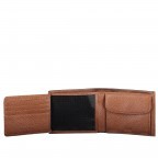 Geldbörse Crosstown Trifold Wallet Light Pastel Brown, Farbe: cognac, Marke: BOSS, EAN: 4029048026281, Abmessungen in cm: 11.5x9x2, Bild 3 von 4