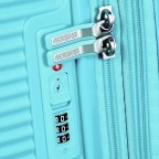Trolley Soundbox 4-Rollen 67 cm Poolside Blue, Farbe: grün/oliv, Marke: American Tourister, EAN: 5400520057624, Abmessungen in cm: 46.5x67x29, Bild 5 von 8