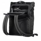 Rucksack Alpha Bravo London Rolltop Black, Farbe: schwarz, Marke: Tumi, EAN: 0742315395029, Abmessungen in cm: 36x49x15, Bild 6 von 8