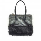 Shopper Happy Fur 990 Grey Black, Farbe: grau, Marke: Stuff Maker, EAN: 4251578300023, Abmessungen in cm: 36x38x7, Bild 1 von 5