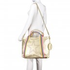 Shopper Rainbow Heart Gold, Farbe: metallic, Marke: Stuff Maker, EAN: 4251578301051, Abmessungen in cm: 48x34x12, Bild 2 von 5