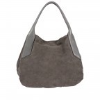 Shopper Suede Grey, Farbe: grau, Marke: Abro, EAN: 4057169825469, Abmessungen in cm: 35x29x11, Bild 5 von 6