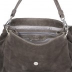 Handtasche Suede Grey, Farbe: grau, Marke: Abro, EAN: 4061724003162, Abmessungen in cm: 32x26x11, Bild 4 von 7