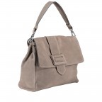 Handtasche Suede Zinc, Farbe: taupe/khaki, Marke: Abro, EAN: 4061724003230, Abmessungen in cm: 32x26x11, Bild 2 von 7