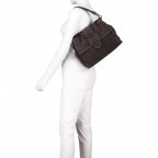 Handtasche Suede Zinc, Farbe: taupe/khaki, Marke: Abro, EAN: 4061724003230, Abmessungen in cm: 32x26x11, Bild 6 von 7
