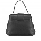 Handtasche Adria Black Nickel, Farbe: schwarz, Marke: Abro, EAN: 4057169817389, Abmessungen in cm: 26x22x12, Bild 5 von 6