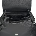 Handtasche Adria Black Nickel, Farbe: schwarz, Marke: Abro, EAN: 4057169817563, Abmessungen in cm: 32x24x15, Bild 4 von 6