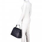 Handtasche Adria Black Nickel, Farbe: schwarz, Marke: Abro, EAN: 4057169817563, Abmessungen in cm: 32x24x15, Bild 6 von 6