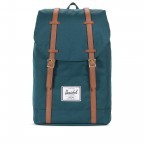 Rucksack Retreat Volumen 18 Liter Deep Teal Tan Synthetic, Farbe: blau/petrol, Marke: Herschel, EAN: 0828432211821, Bild 1 von 5
