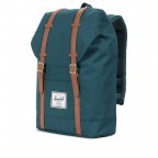 Rucksack Retreat Volumen 18 Liter Deep Teal Tan Synthetic, Farbe: blau/petrol, Marke: Herschel, EAN: 0828432211821, Bild 2 von 5