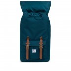 Rucksack Little America Volumen 23 Liter Deep Teal Tan, Farbe: blau/petrol, Marke: Herschel, EAN: 0828432210503, Abmessungen in cm: 28x50x17, Bild 3 von 4