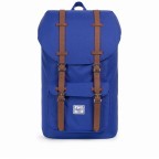Rucksack Little America Volumen 23 Liter Deep Ultramarine Tan, Farbe: blau/petrol, Marke: Herschel, EAN: 0828432227983, Abmessungen in cm: 28x50x17, Bild 1 von 4
