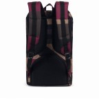 Rucksack Little America Rubber Straps Volumen 23 Liter Windsor Wine Frontier Geo, Farbe: bunt, Marke: Herschel, EAN: 0828432228034, Abmessungen in cm: 28x50x17, Bild 4 von 4