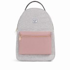 Rucksack Nova Mid Volumen 20 Liter Light Grey Crosshatch Rose, Farbe: grau, Marke: Herschel, EAN: 0828432227716, Abmessungen in cm: 38x42x13, Bild 1 von 5