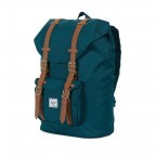 Rucksack Little America Medium Volumen 14 Liter Deep Teal, Farbe: blau/petrol, Marke: Herschel, EAN: 0828432210855, Abmessungen in cm: 28x43x12, Bild 2 von 4