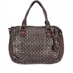 Handtasche Soft-Weaving Fanny B3.4833 Metallic Bronze, Farbe: metallic, Marke: Harbour 2nd, EAN: 4046478032934, Abmessungen in cm: 30x25x10, Bild 1 von 6