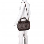 Handtasche Soft-Weaving Fanny B3.4833 Metallic Bronze, Farbe: metallic, Marke: Harbour 2nd, EAN: 4046478032934, Abmessungen in cm: 30x25x10, Bild 3 von 6