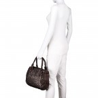 Handtasche Soft-Weaving Fanny B3.4833 Metallic Bronze, Farbe: metallic, Marke: Harbour 2nd, EAN: 4046478032934, Abmessungen in cm: 30x25x10, Bild 6 von 6
