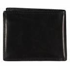 Geldbörse Nature Schwarz, Farbe: schwarz, Marke: Hausfelder Manufaktur, EAN: 4039584025419, Abmessungen in cm: 12x10x2, Bild 3 von 4