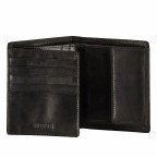 Geldbörse Nature Schwarz, Farbe: schwarz, Marke: Hausfelder Manufaktur, EAN: 4039584025457, Abmessungen in cm: 10.2x12.2x2, Bild 4 von 5