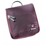 Kulturbeutel Wash Center II Aubergine Fire, Farbe: rot/weinrot, Marke: Deuter, EAN: 4046051068336, Abmessungen in cm: 24x25x9, Bild 1 von 3