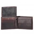 Geldbörse Poplar Billfold H7 Dark Brown, Farbe: braun, Marke: Strellson, EAN: 4053533689828, Abmessungen in cm: 12x9.5x2, Bild 3 von 4