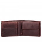 Geldbörse Poplar Billfold H7 Brown, Farbe: braun, Marke: Strellson, EAN: 4053533689811, Abmessungen in cm: 12x9.5x2, Bild 2 von 4