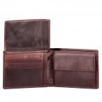 Geldbörse Poplar Billfold H7 Brown, Farbe: braun, Marke: Strellson, EAN: 4053533689811, Abmessungen in cm: 12x9.5x2, Bild 3 von 4