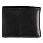 Geldbörse Nappa mit RFID-Schutz Schwarz, Farbe: schwarz, Marke: Hausfelder Manufaktur, EAN: 4065646007802, Abmessungen in cm: 12.5x9.5x2, Bild 3 von 5