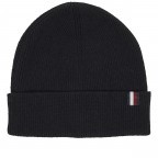 Mütze Uptown Wool Beanie Black, Farbe: schwarz, Marke: Tommy Hilfiger, EAN: 8720645294429, Bild 2 von 3