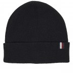 Mütze Uptown Wool Beanie, Farbe: schwarz, grau, blau/petrol, Marke: Tommy Hilfiger, Bild 2 von 3