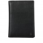 Brieftasche mit RFID-Funktion Schwarz, Farbe: schwarz, Marke: Hausfelder Manufaktur, EAN: 4065646008366, Abmessungen in cm: 12x16.5x1.5, Bild 1 von 5