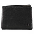 Kartenetui Nappa mit RFID-Schutz Schwarz, Farbe: schwarz, Marke: Hausfelder Manufaktur, EAN: 4065646008373, Abmessungen in cm: 10x7.5x0.8, Bild 1 von 4