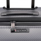 Koffer PP9 66 cm Grey Metallic, Farbe: metallic, Marke: Franky, EAN: 4251672714382, Abmessungen in cm: 46x66x27, Bild 10 von 11