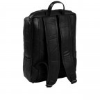 Rucksack Rich Laptopfach 15,4 Zoll Black, Farbe: schwarz, Marke: The Chesterfield Brand, EAN: 8719241018225, Abmessungen in cm: 32x40x14, Bild 3 von 7