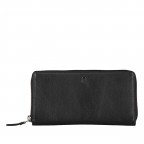 Geldbörse Nappa mit RFID-Schutz Schwarz, Farbe: schwarz, Marke: Hausfelder Manufaktur, EAN: 4065646007994, Abmessungen in cm: 19x10x1.5, Bild 1 von 4