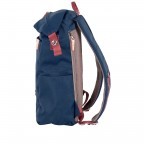 Rucksack Sushio Toploader Navy, Farbe: blau/petrol, Marke: Harvest Label, EAN: 4260594130378, Abmessungen in cm: 27x43x15, Bild 3 von 5