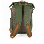 Rucksack Sushio Toploader Khaki, Farbe: grün/oliv, Marke: Harvest Label, EAN: 4260594130392, Abmessungen in cm: 27x43x15, Bild 5 von 9